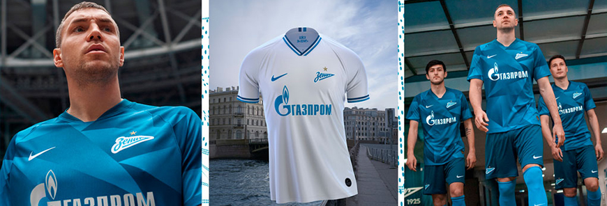 camisetas Zenit Saint Petersburg replicas 2019-2020